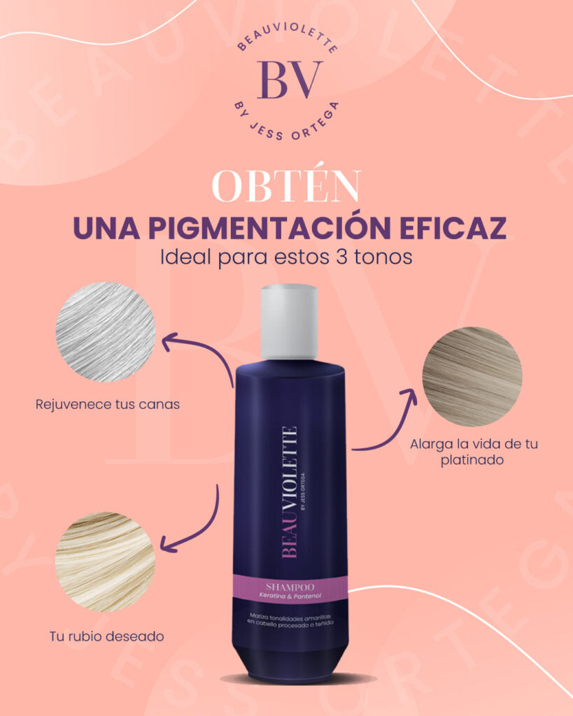 Set Cabello Fabuloso (Shampoo Matizante, Crema para Peinar y Suero Bifasico) - BV